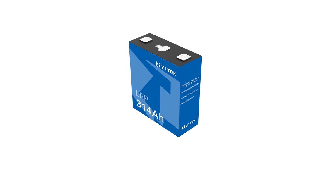 เซลล์แบตเตอรี่ลิทธิียมไอออนหลายเซลล์ 3.2V 314Ah สําหรับ ESS อัตราการปล่อยของ 0.5C