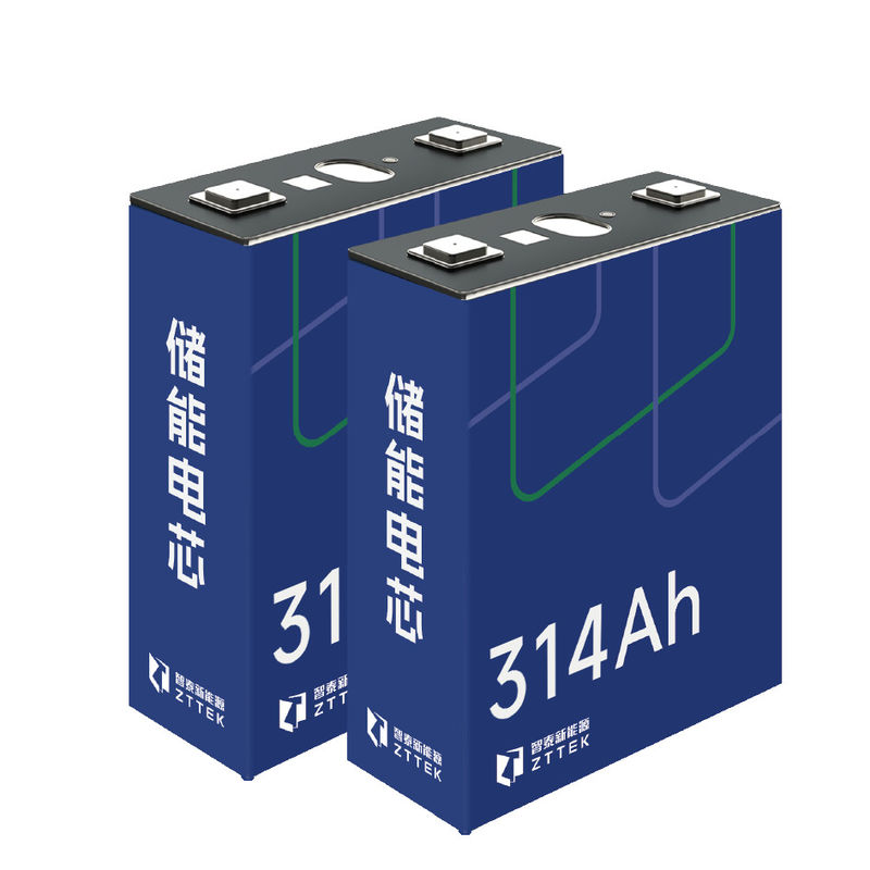 เซลล์แบตเตอรี่ลิทธิียมไอออนหลายเซลล์ 3.2V 314Ah สําหรับ ESS อัตราการปล่อยของ 0.5C