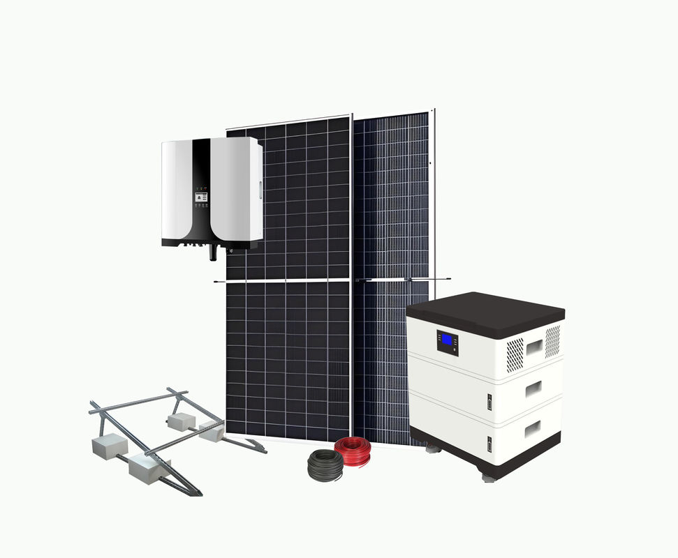 ไมโครกริดนอกเครือข่ายที่ประสิทธิภาพดี ด้วย LFP Storage 8kw 14kwh AC 1phase 220V Output